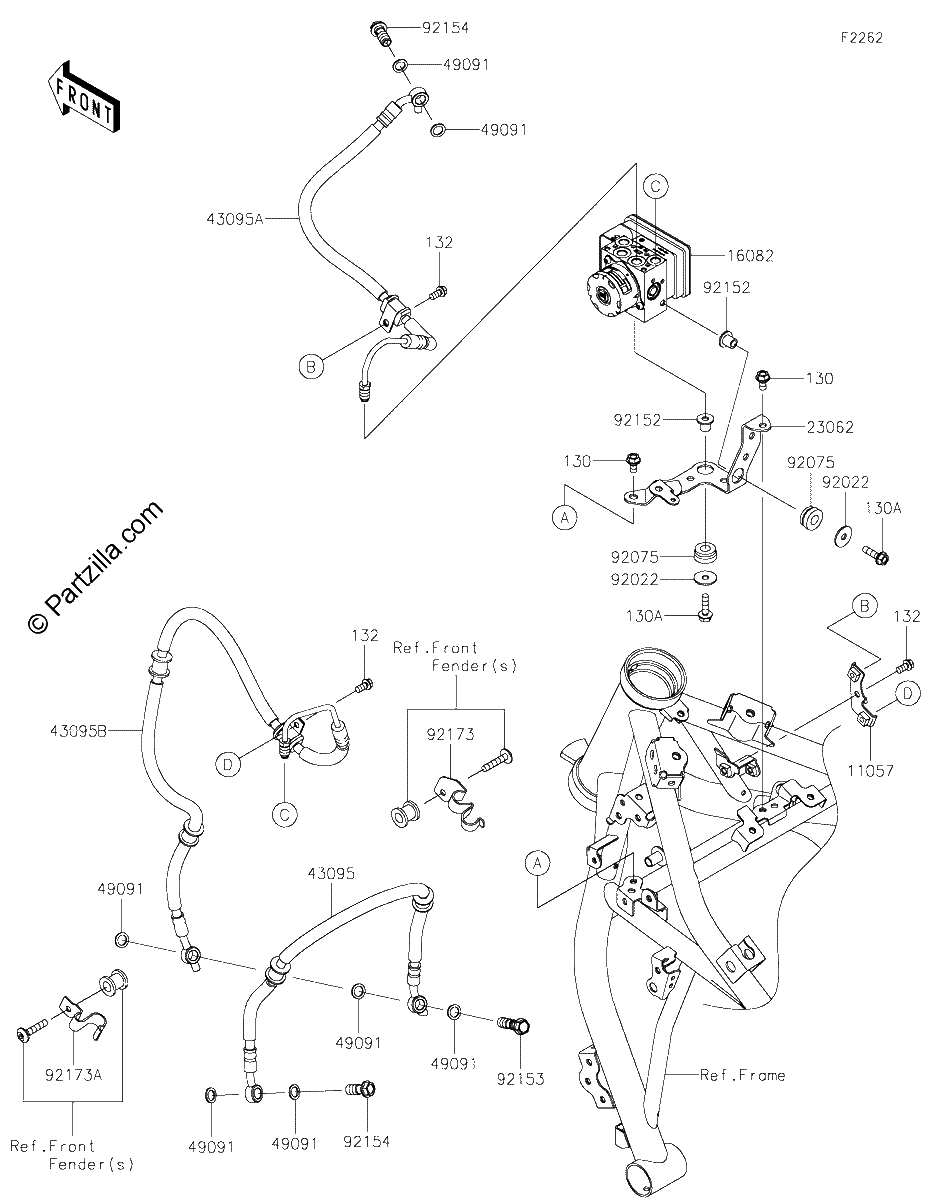Diagrama de BRAKE PIPING