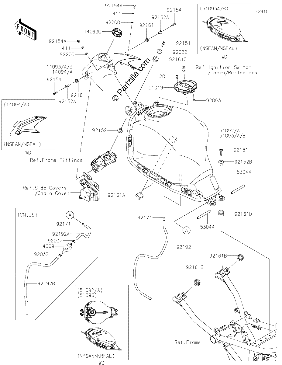 Diagrama de FUEL TANK