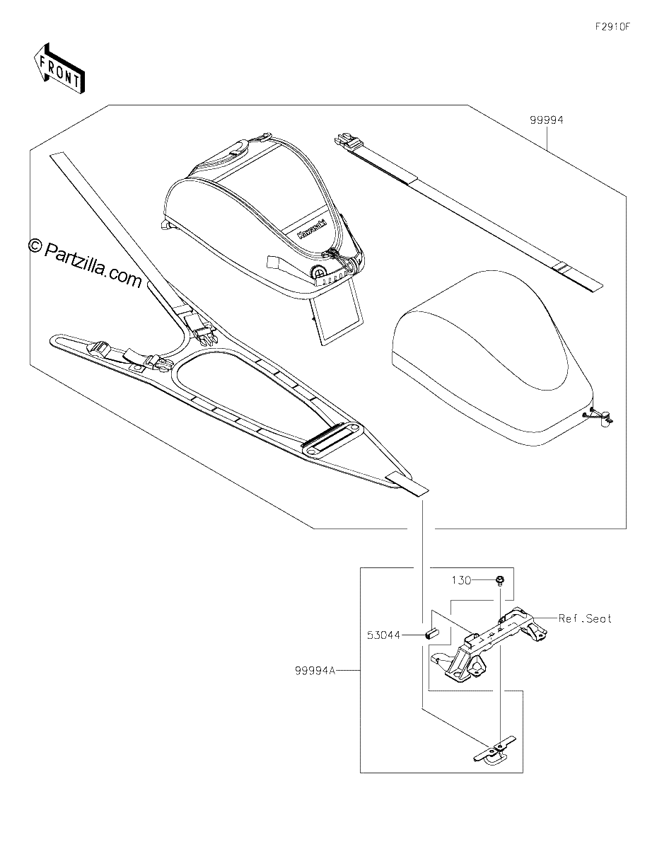 Diagrama de ACCESSORY TANK BAG