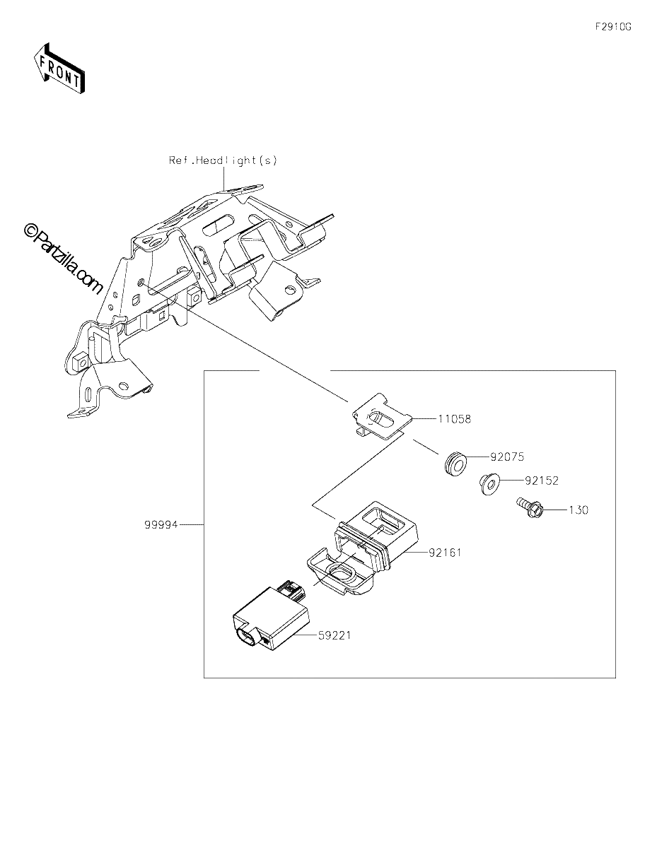 Diagrama de ACCESSORY USB OUTLET