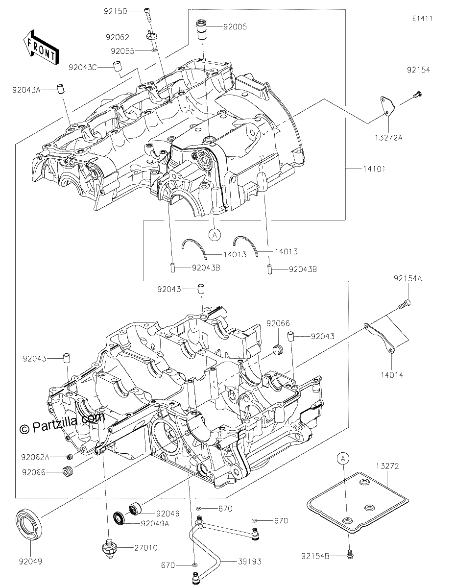 Diagrama de CRANKCASE