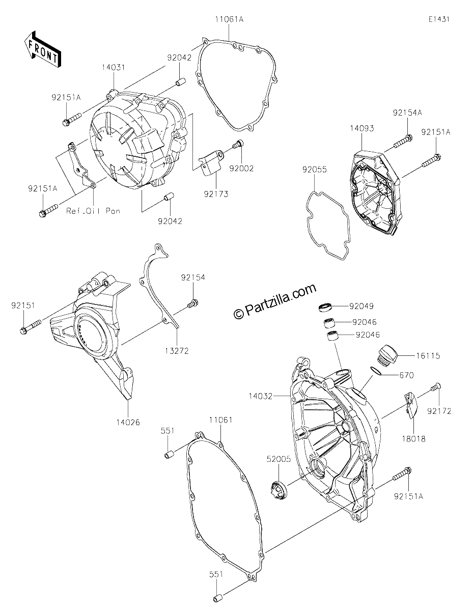 Diagrama de ENGINE COVER S