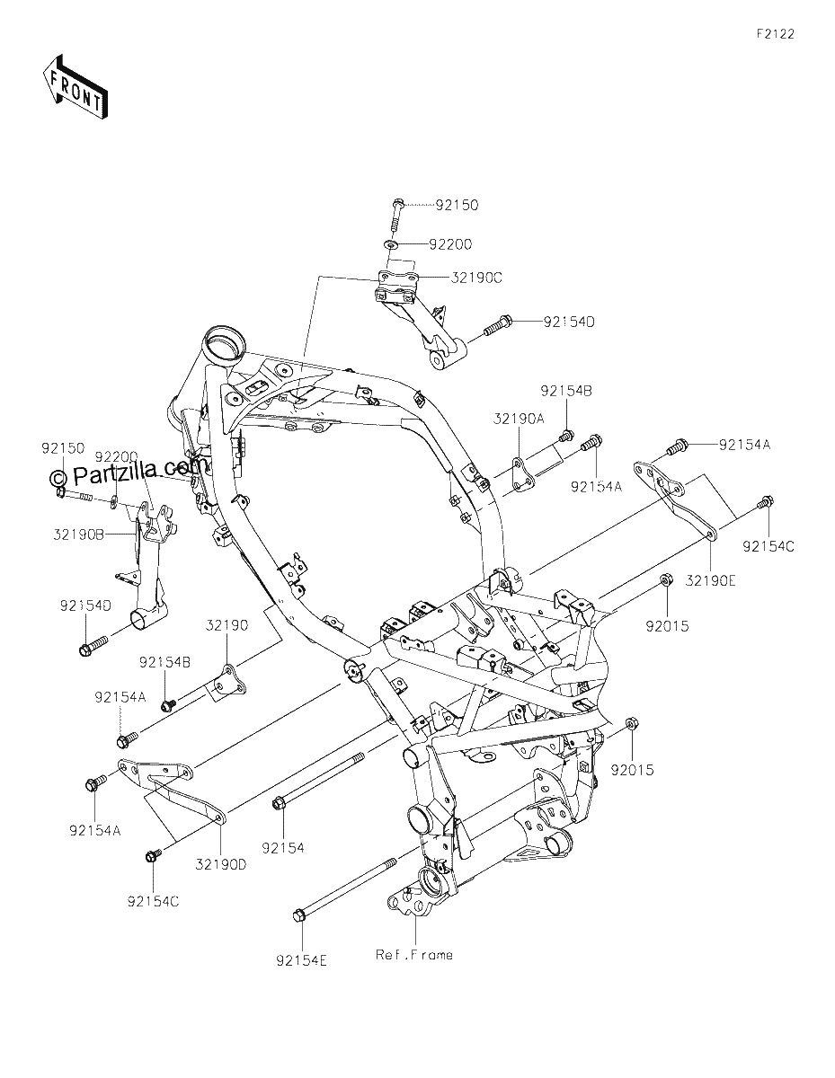 Diagrama de ENGINE MOUNT