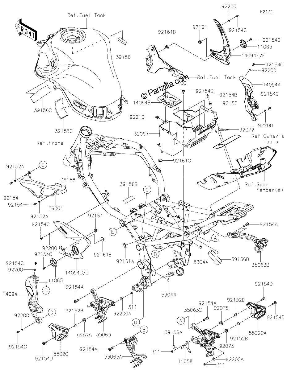 Diagrama de FRAME FITTINGS