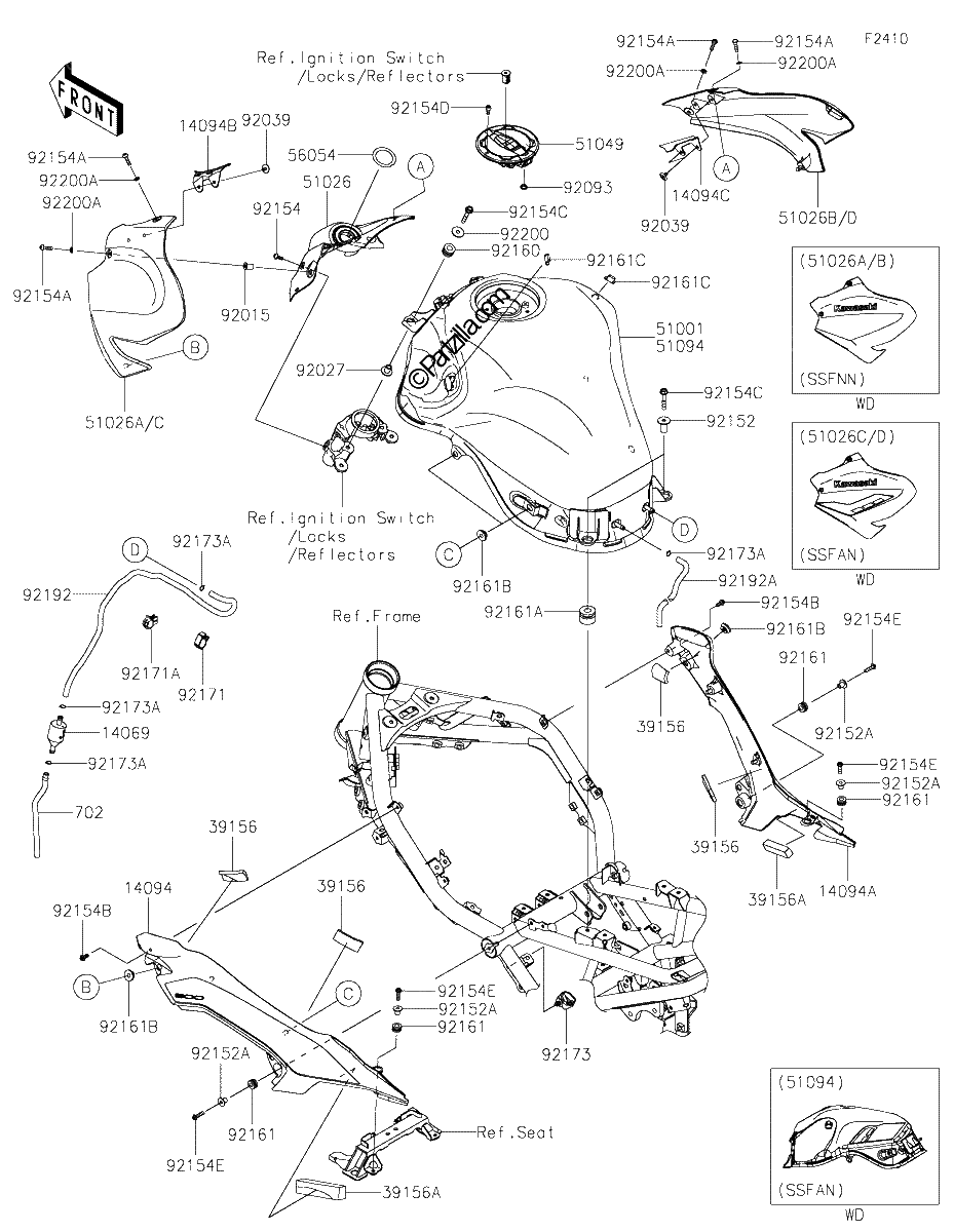 Diagrama de FUEL TANK US