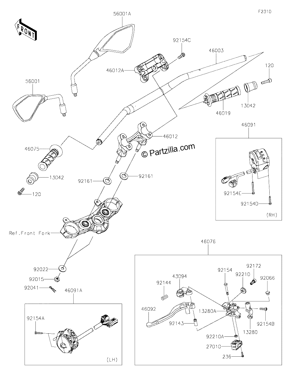 Diagrama de HANDLEBAR