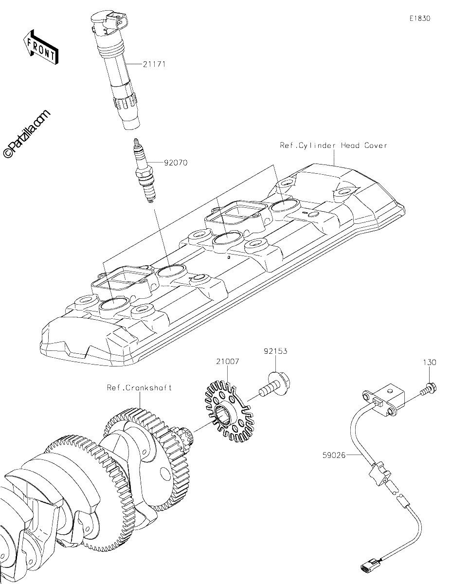 Diagrama de IGNITION SYSTEM