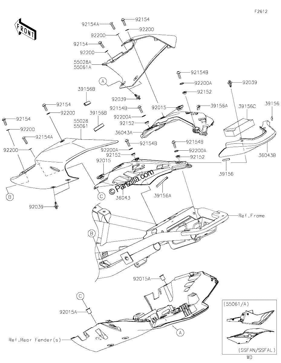 Diagrama de SEAT COVER