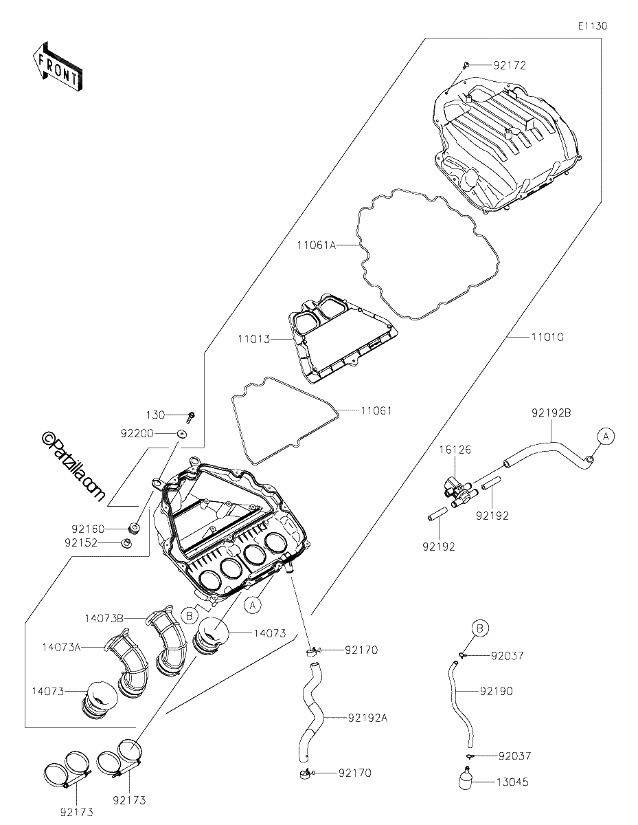 Diagrama de AIR CLEANER