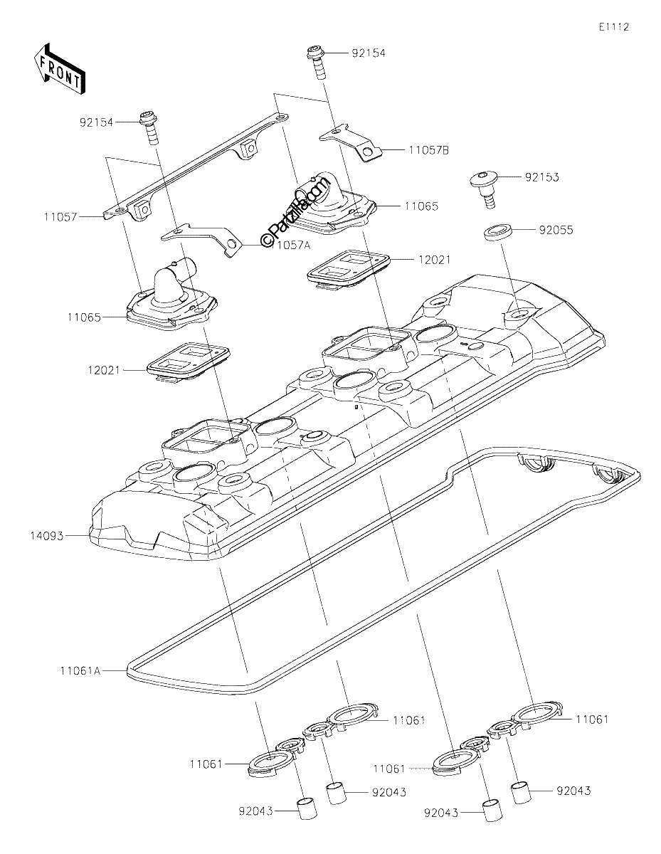 Diagrama de CYLINDER HEAD COVER