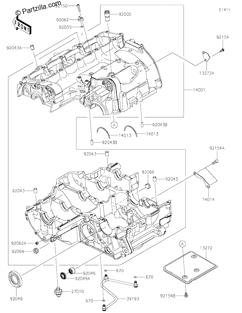 Diagrama de CRANKCASE