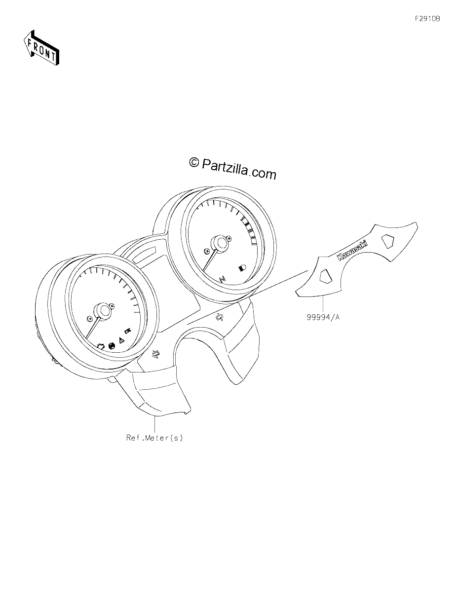 Diagrama de ACCESSORY INDICATOR COVER