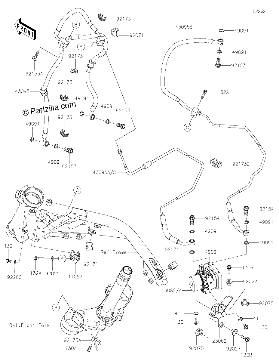 Diagrama de BRAKE PIPING