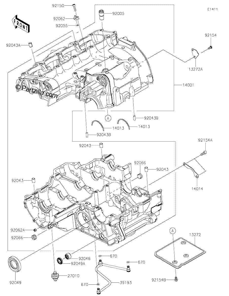 Diagrama de CRANKCASE