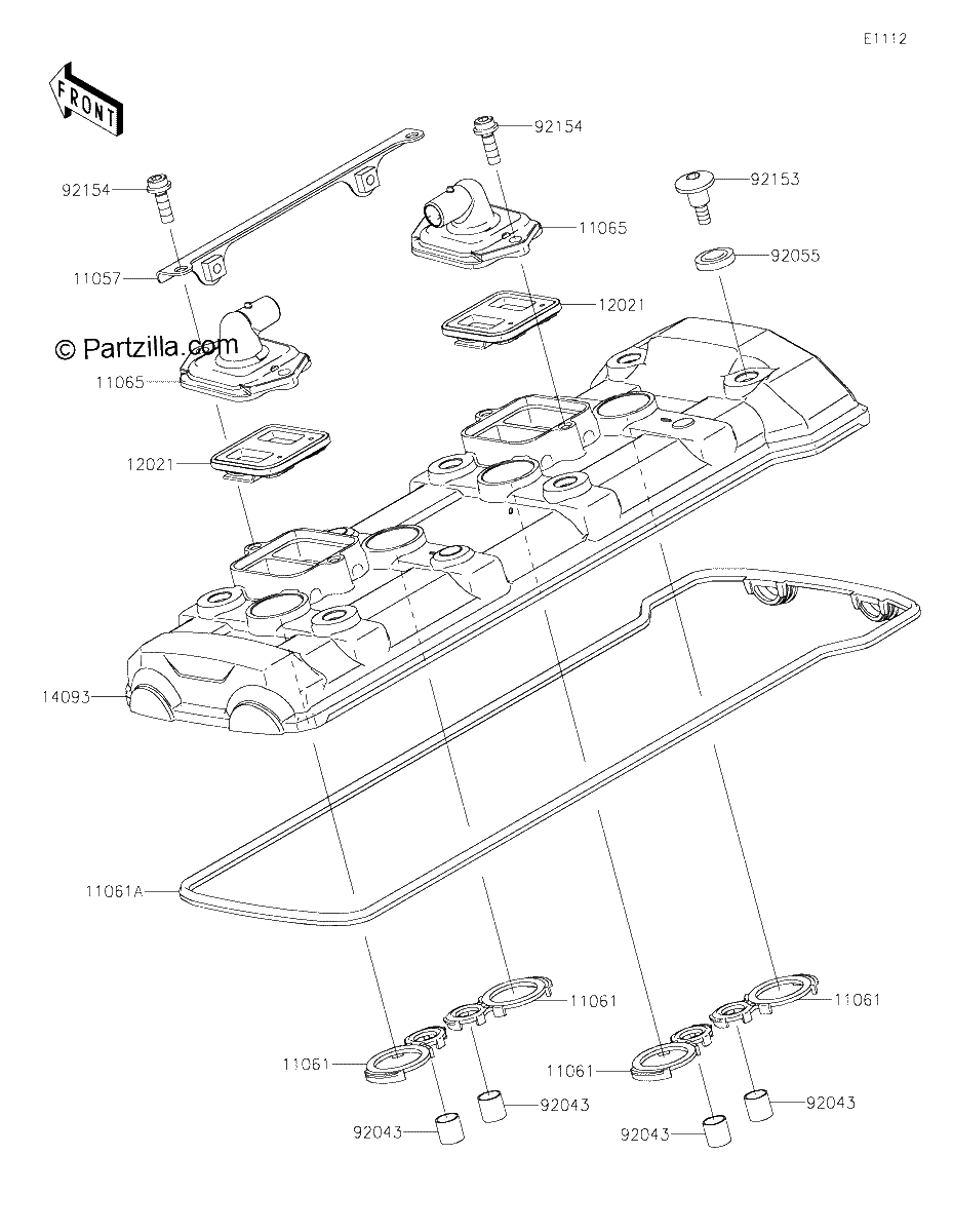 Diagrama de CYLINDER HEAD COVER