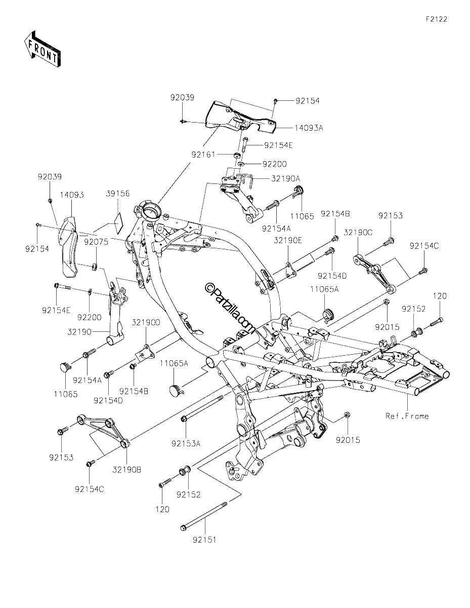 Diagrama de ENGINE MOUNT