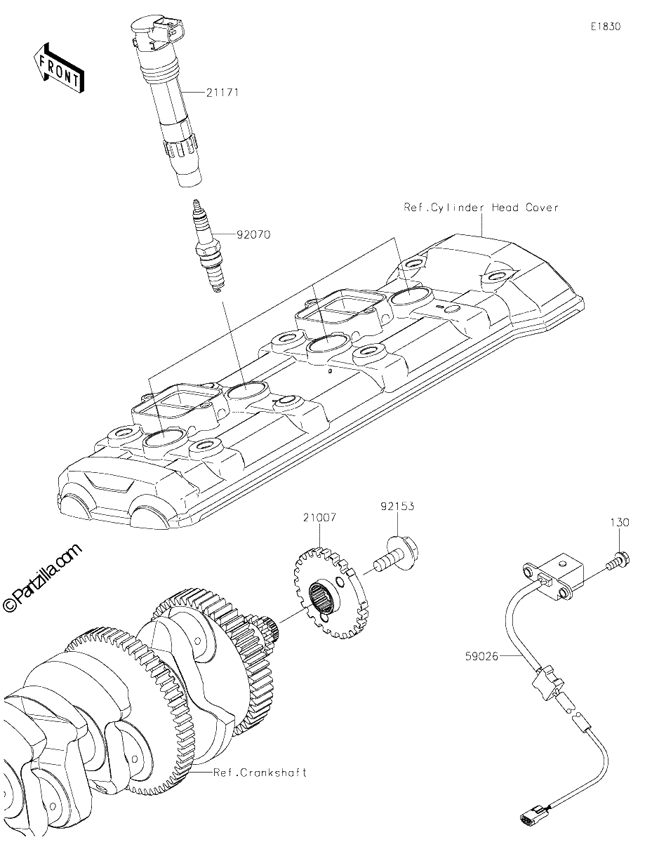 Diagrama de IGNITION SYSTEM