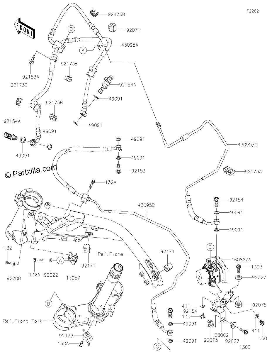Diagrama de BRAKE PIPING