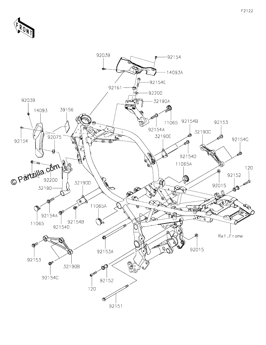 Diagrama de ENGINE MOUNT