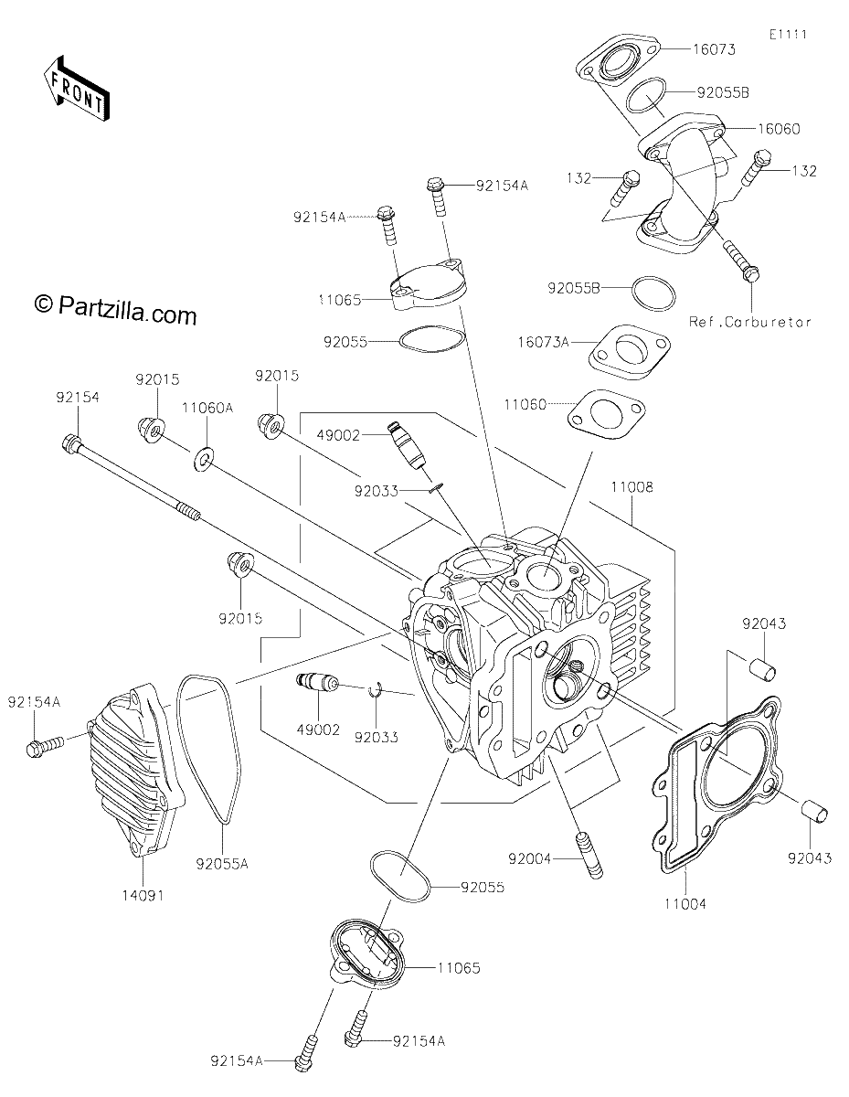 Diagrama de CYLINDER HEAD