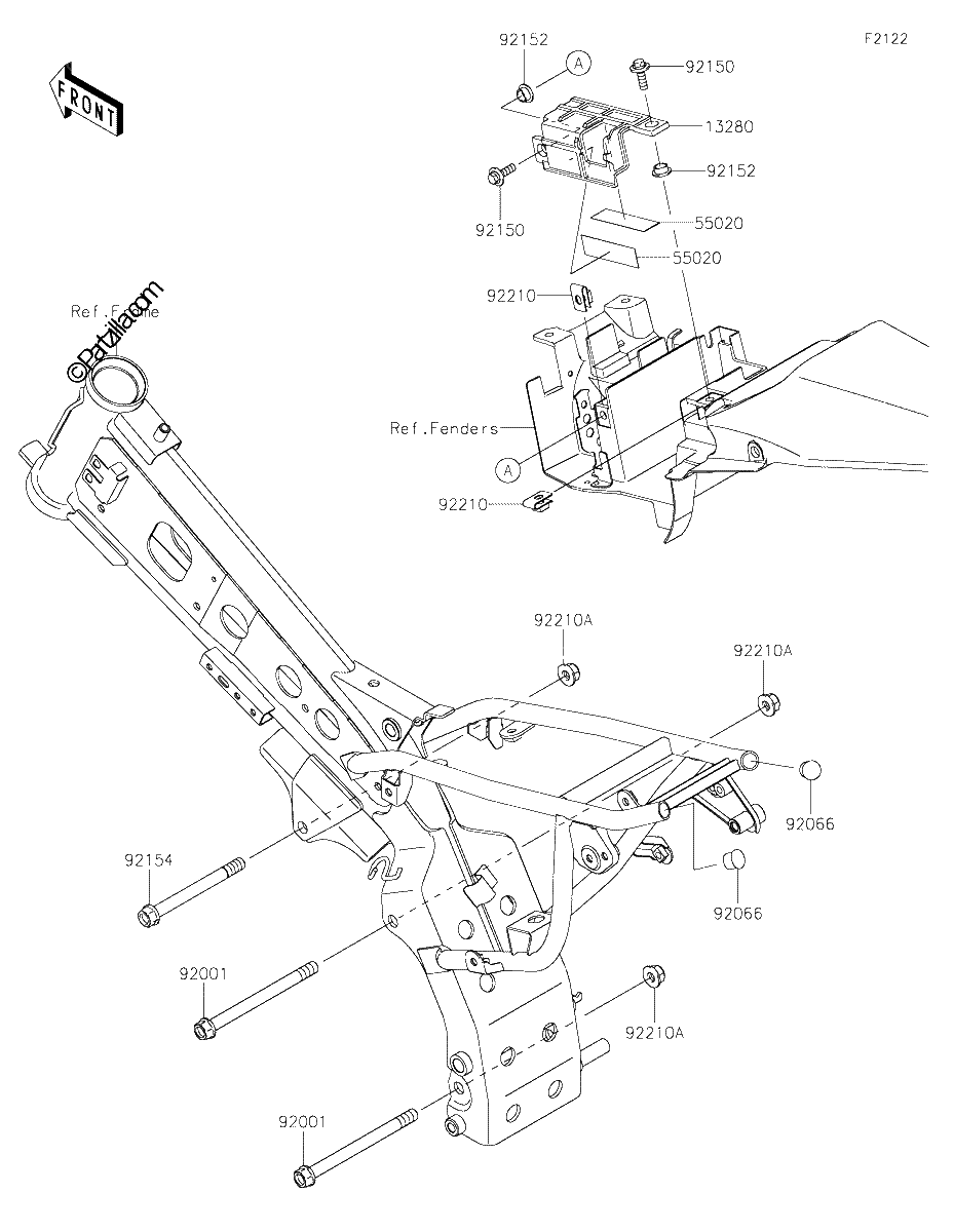 Diagrama de ENGINE MOUNT