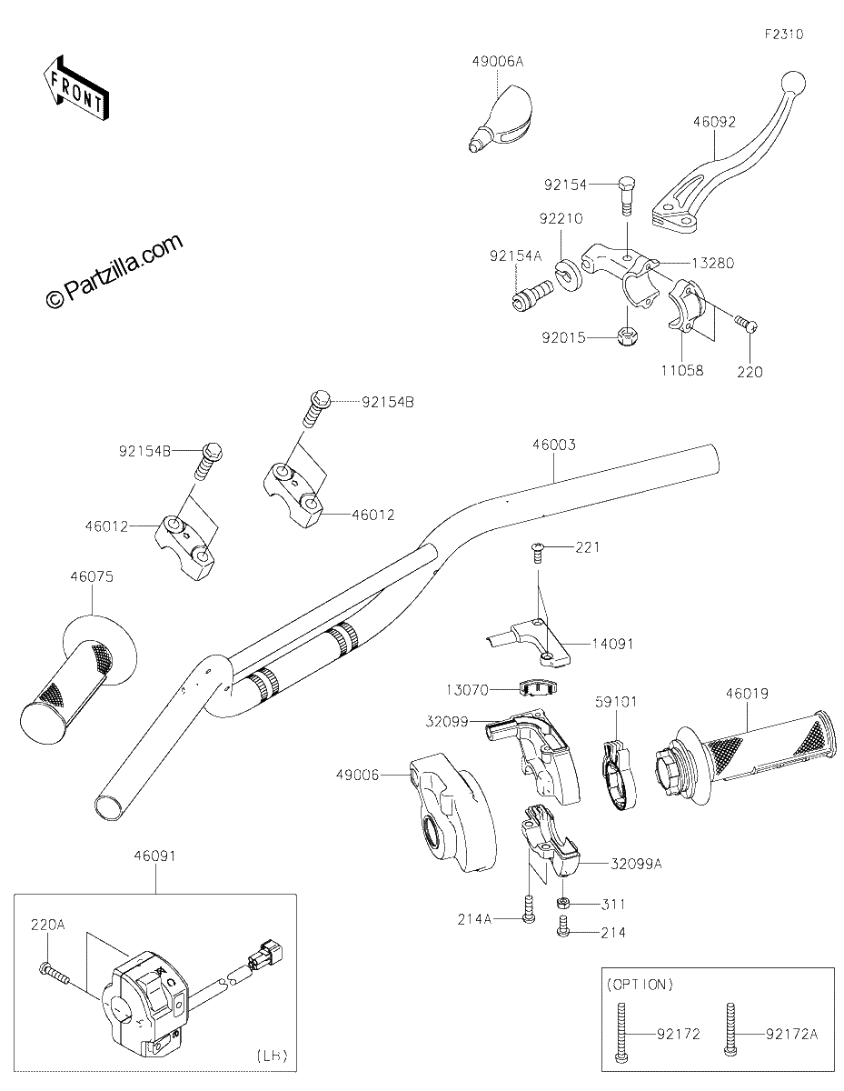 Diagrama de HANDLEBAR