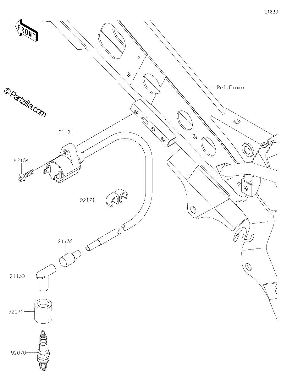 Diagrama de IGNITION SYSTEM