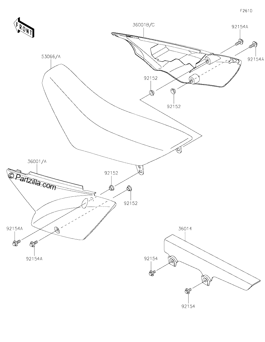 Diagrama de SIDE COVERS CHAIN COVER