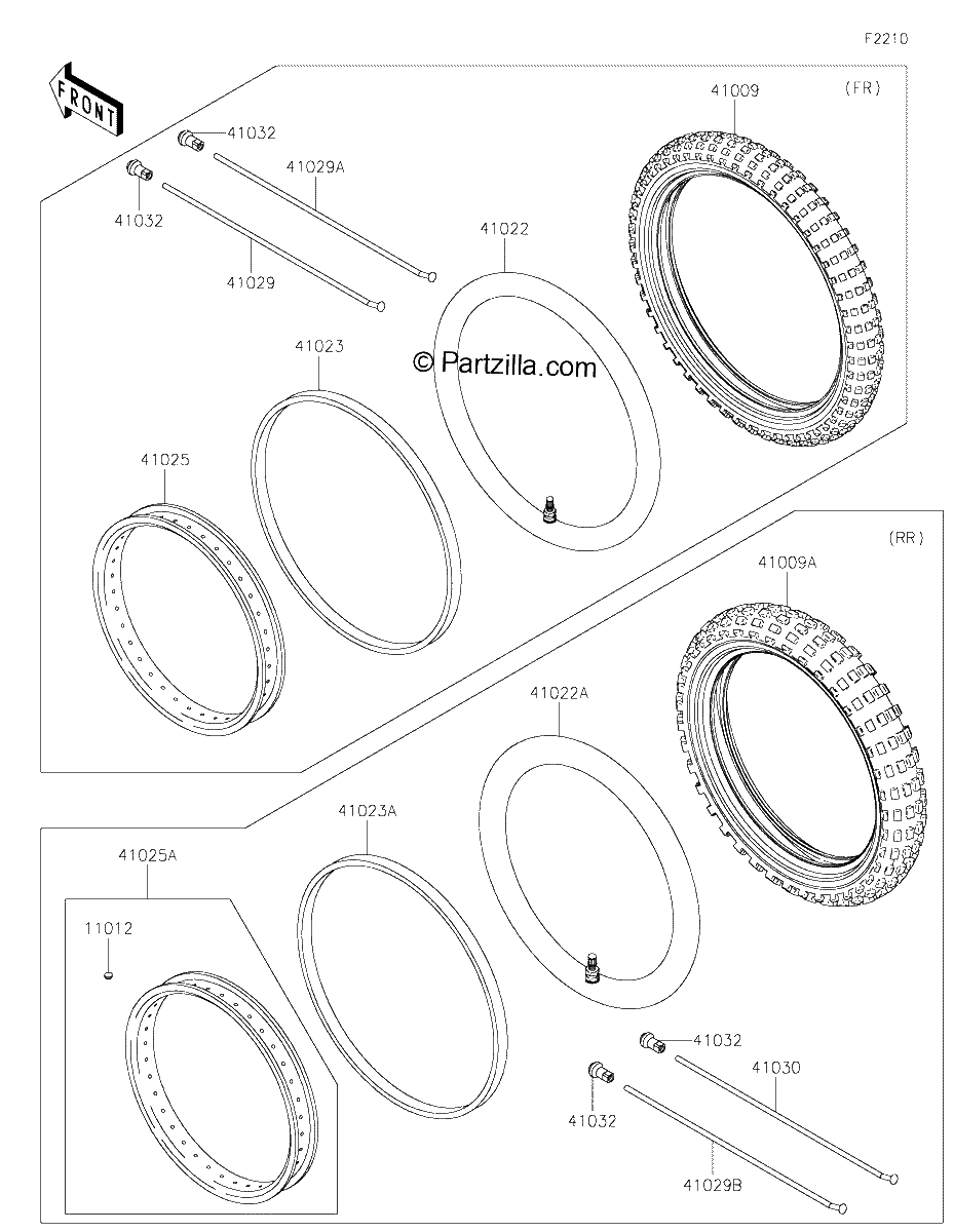 Diagrama de WHEELS TIRES