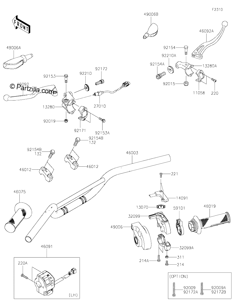 Diagrama de HANDLEBAR