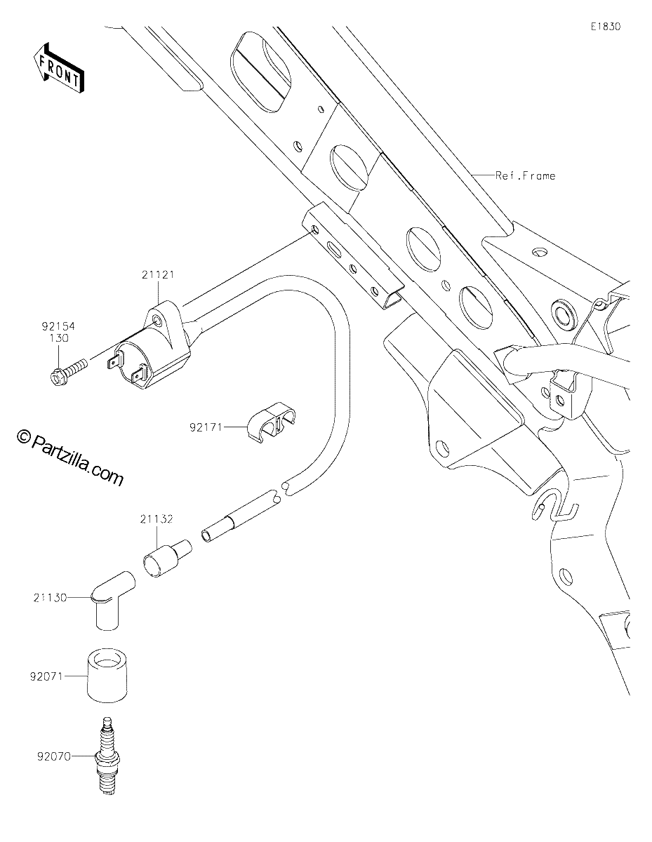 Diagrama de IGNITION SYSTEM
