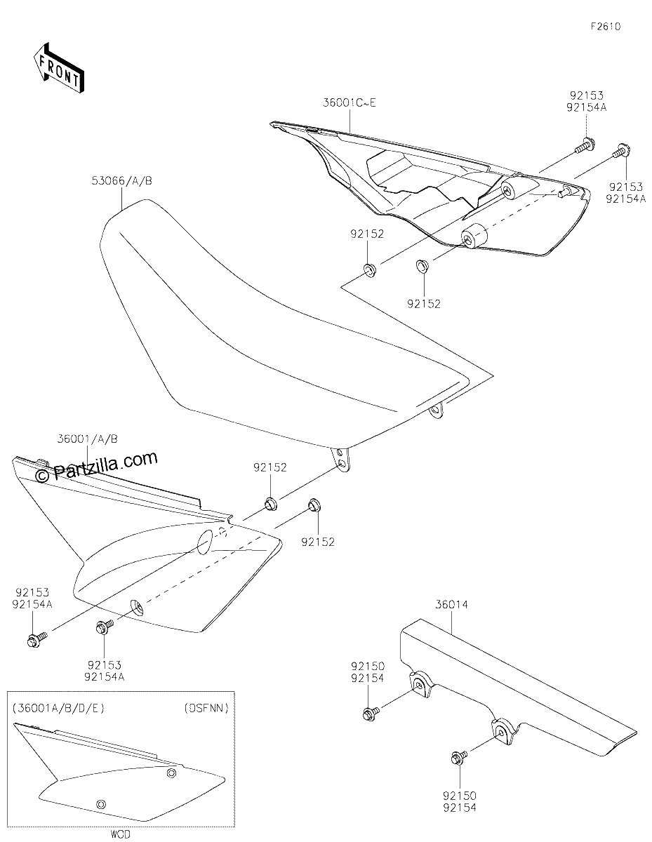 Diagrama de SIDE COVERS CHAIN COVER