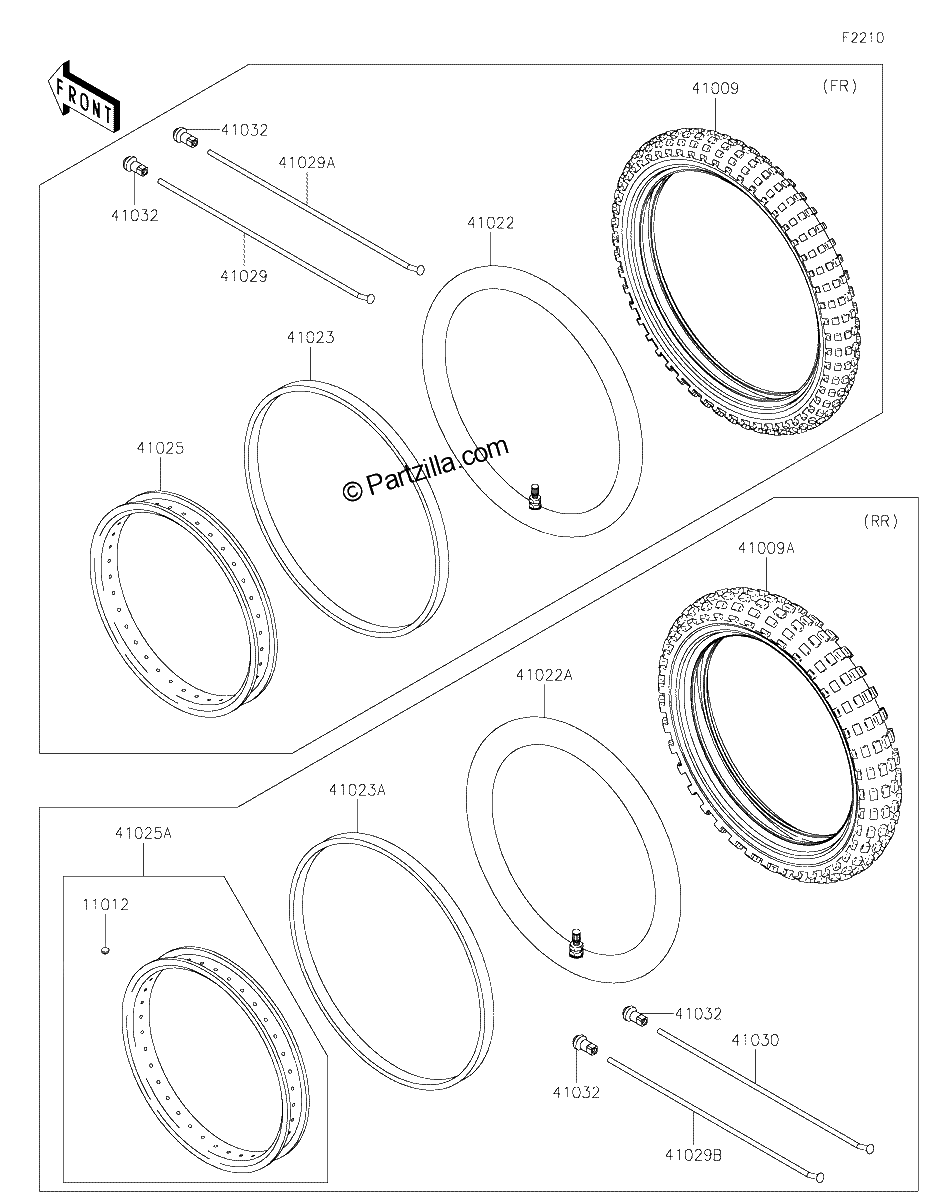Diagrama de WHEELS TIRES