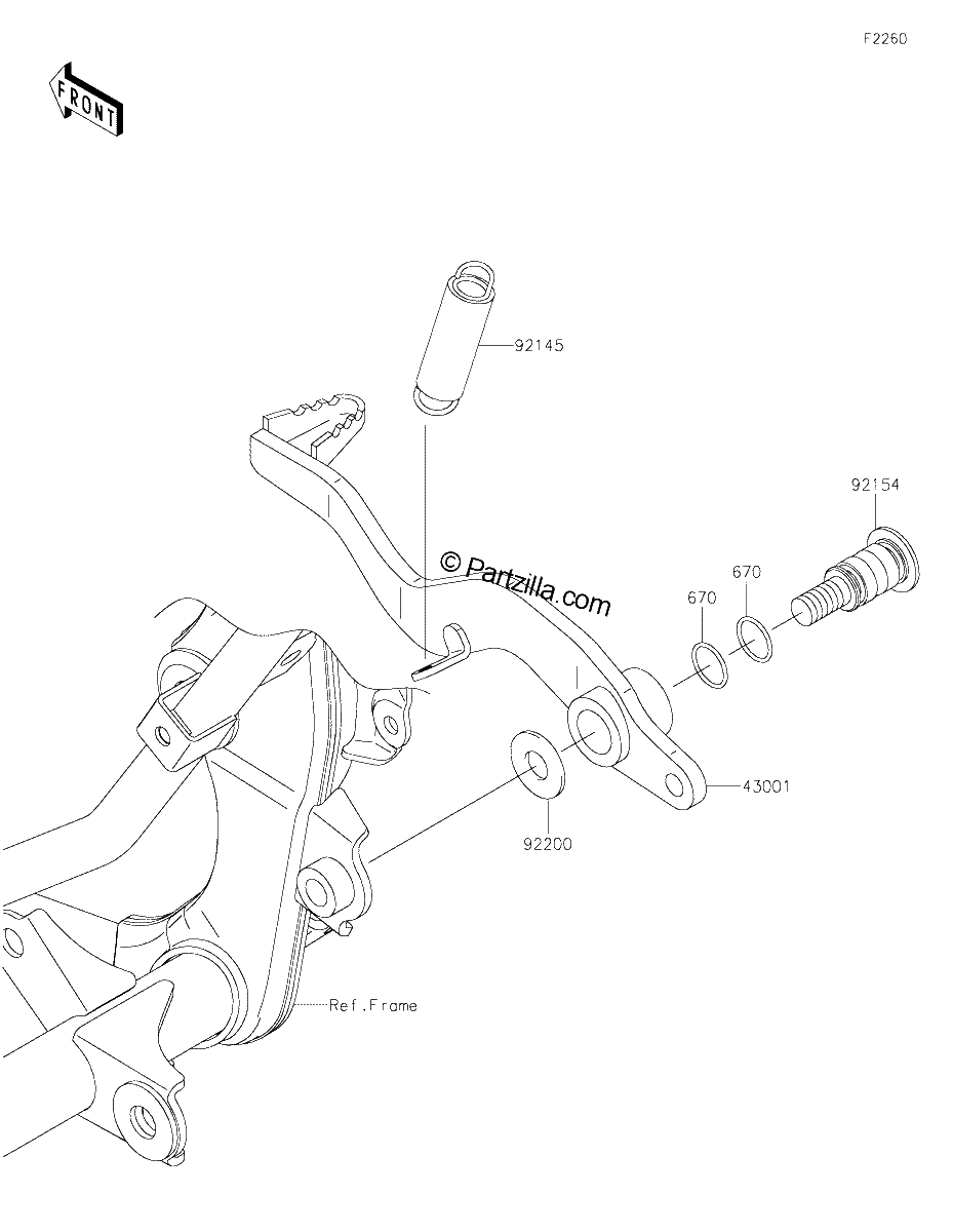 Diagrama de BRAKE PEDAL
