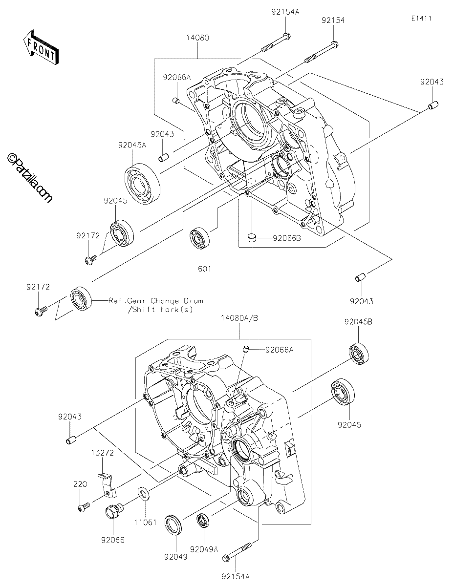 Diagrama de CRANKCASE