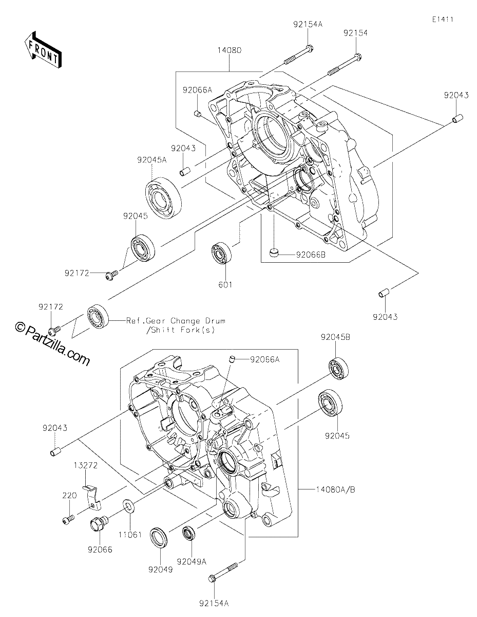 Diagrama de CRANKCASE