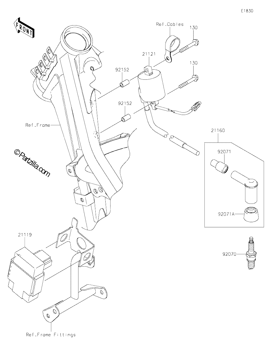 Diagrama de IGNITION SYSTEM