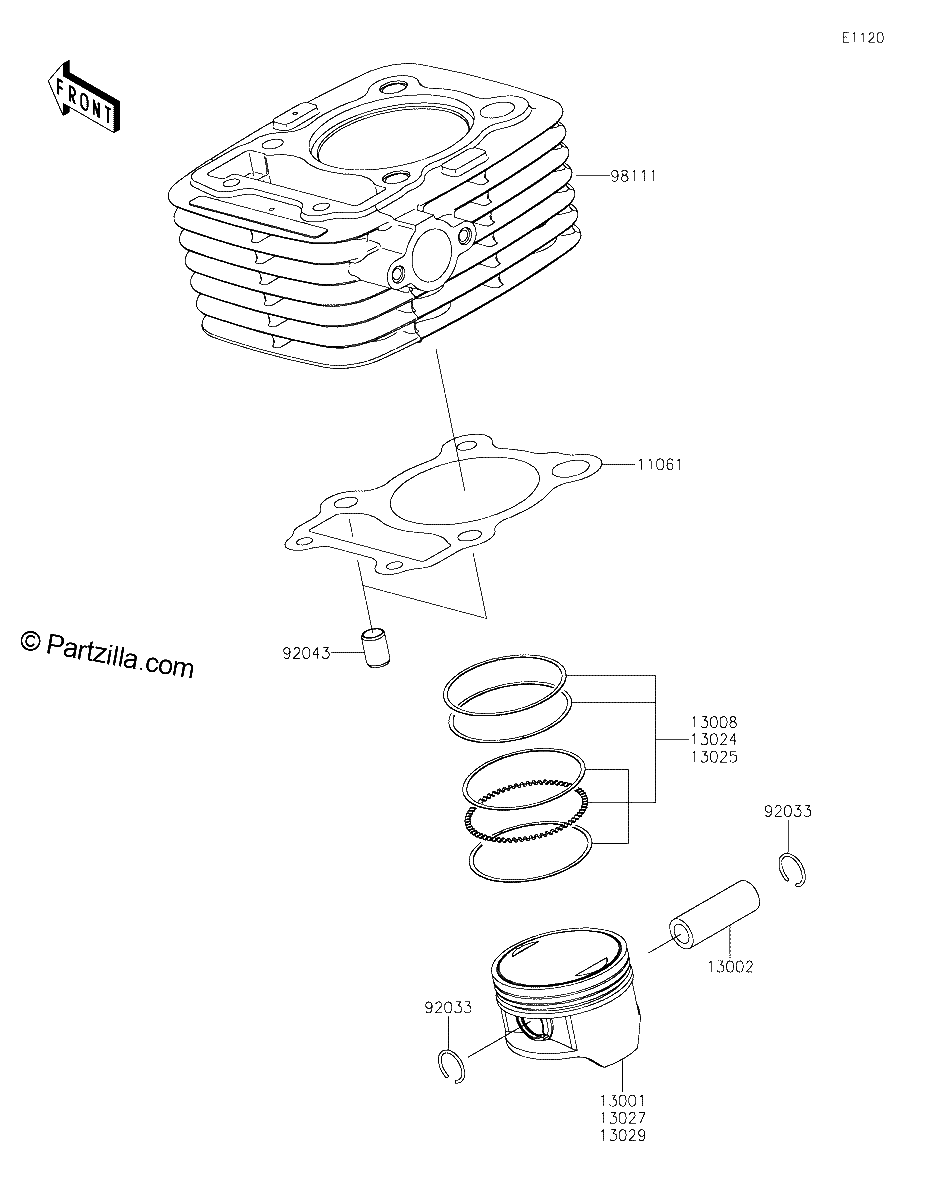 Diagrama de CYLINDER PISTON S