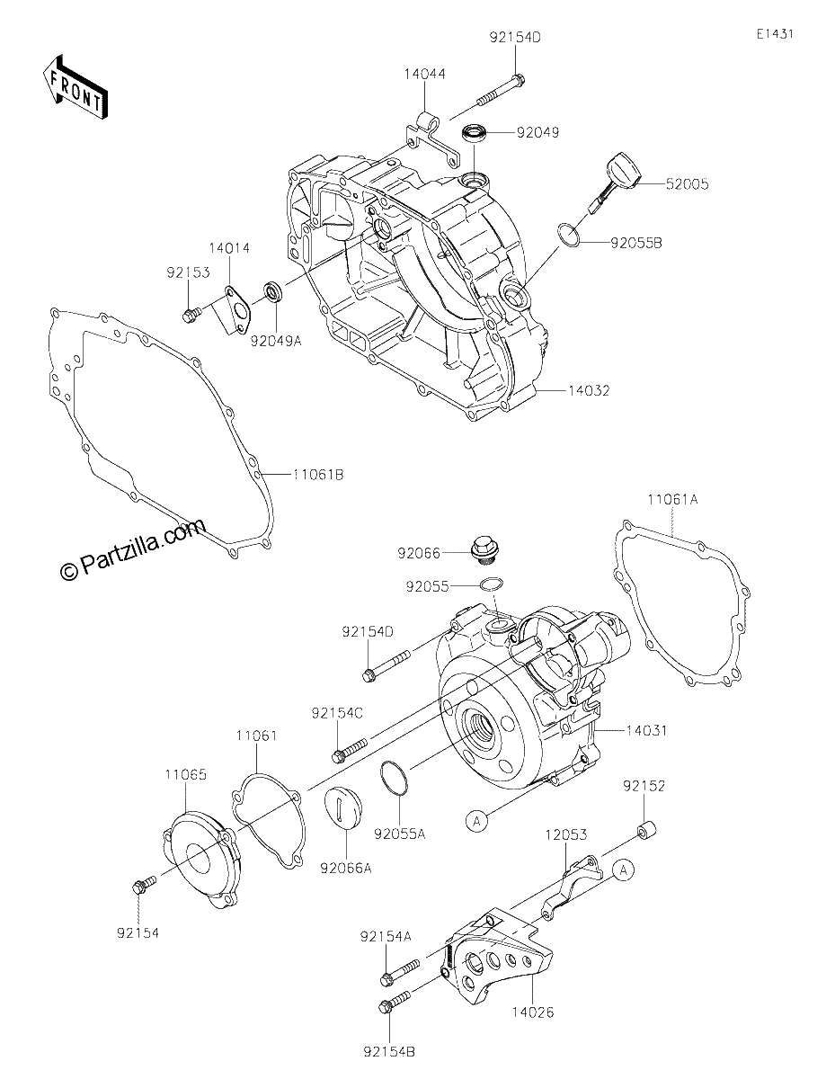 Diagrama de ENGINE COVER S