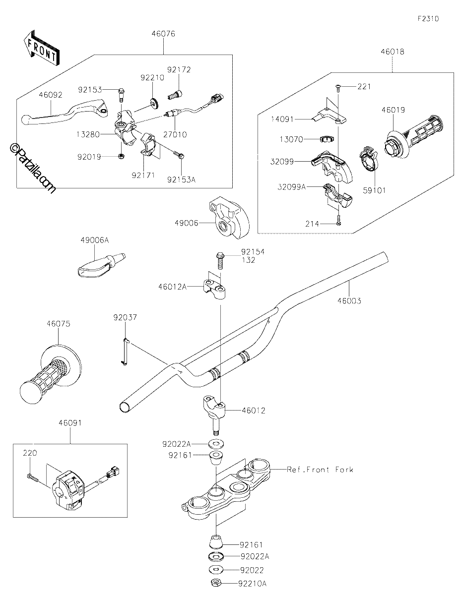 Diagrama de HANDLEBAR
