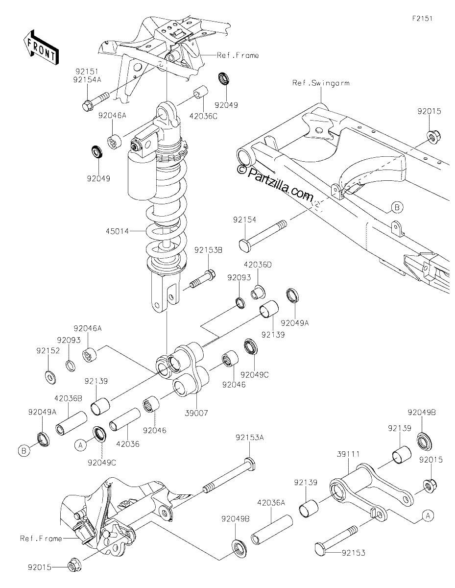 Diagrama de SUSPENSION SHOCK ABSORBER