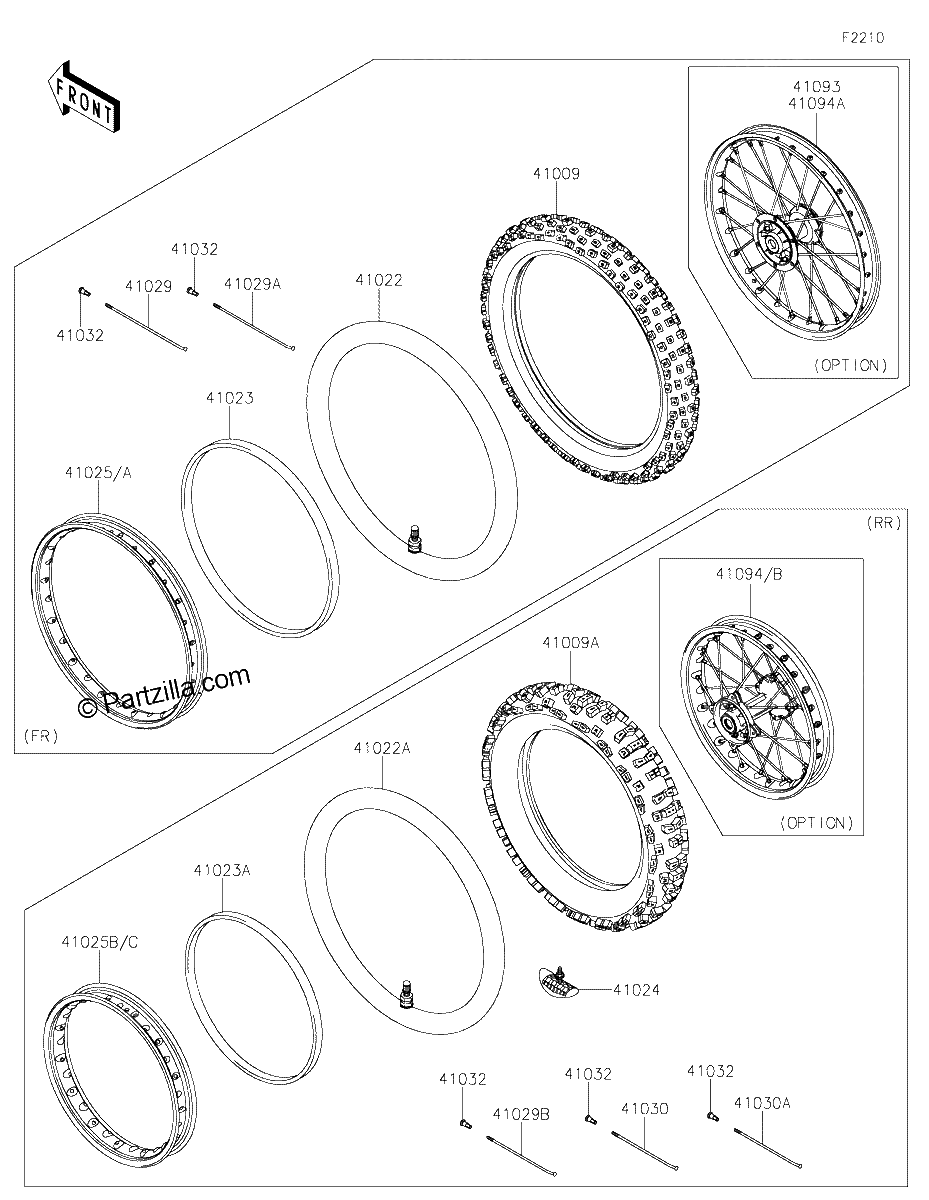 Diagrama de WHEELS TIRES