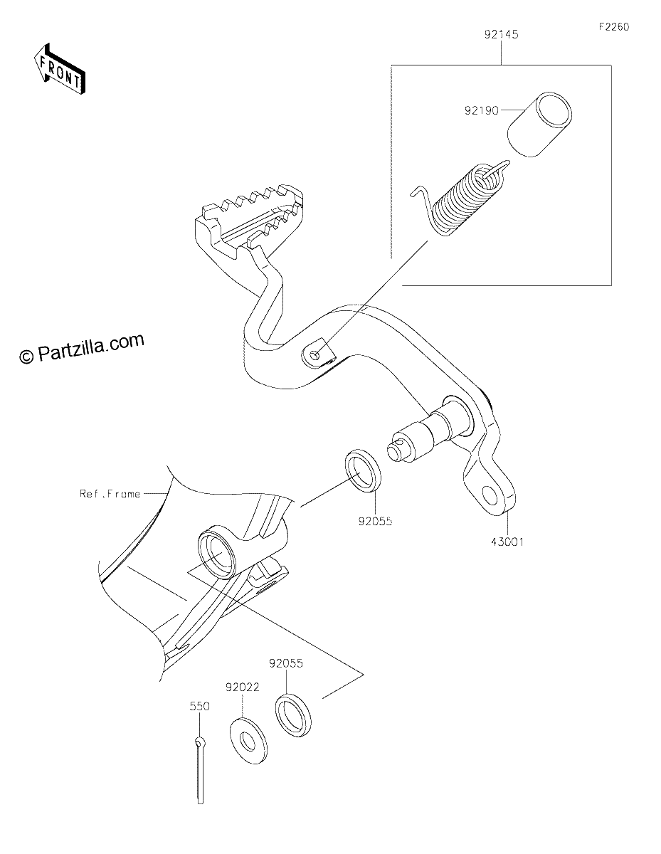 Diagrama de BRAKE PEDAL