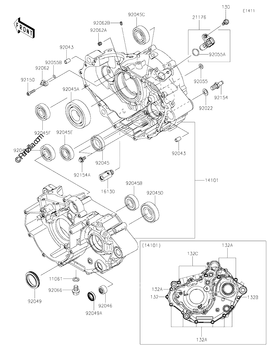 Diagrama de CRANKCASE