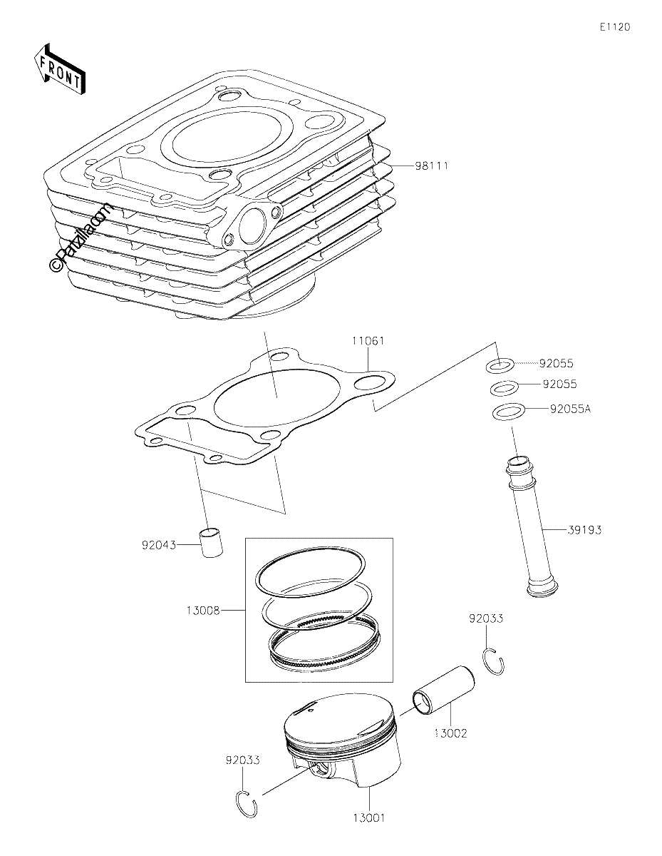 Diagrama de CYLINDER PISTON S