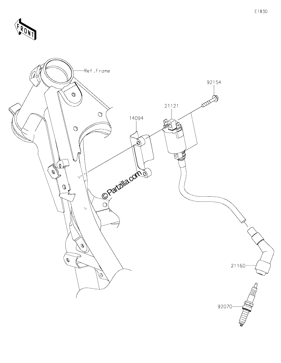Diagrama de IGNITION SYSTEM