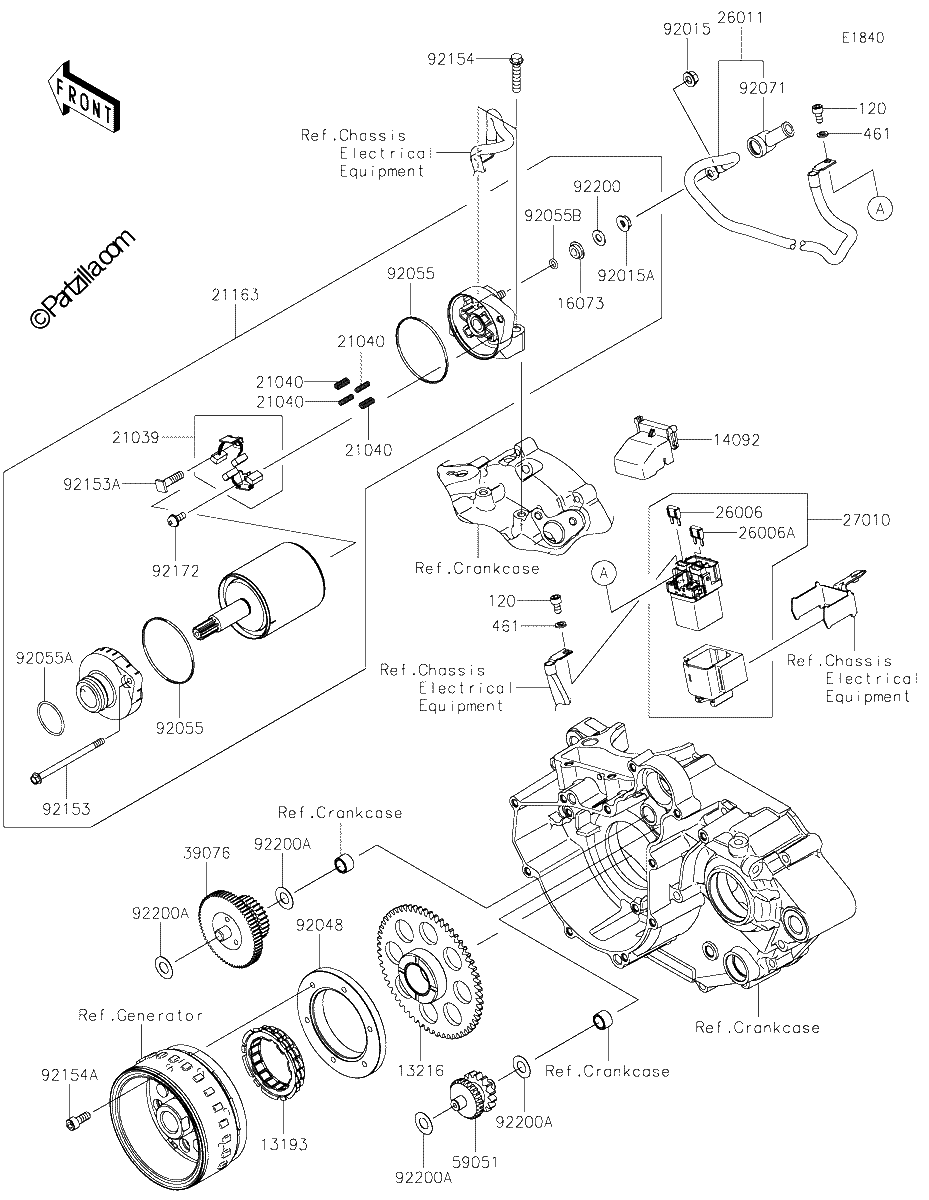 Diagrama de STARTER MOTOR