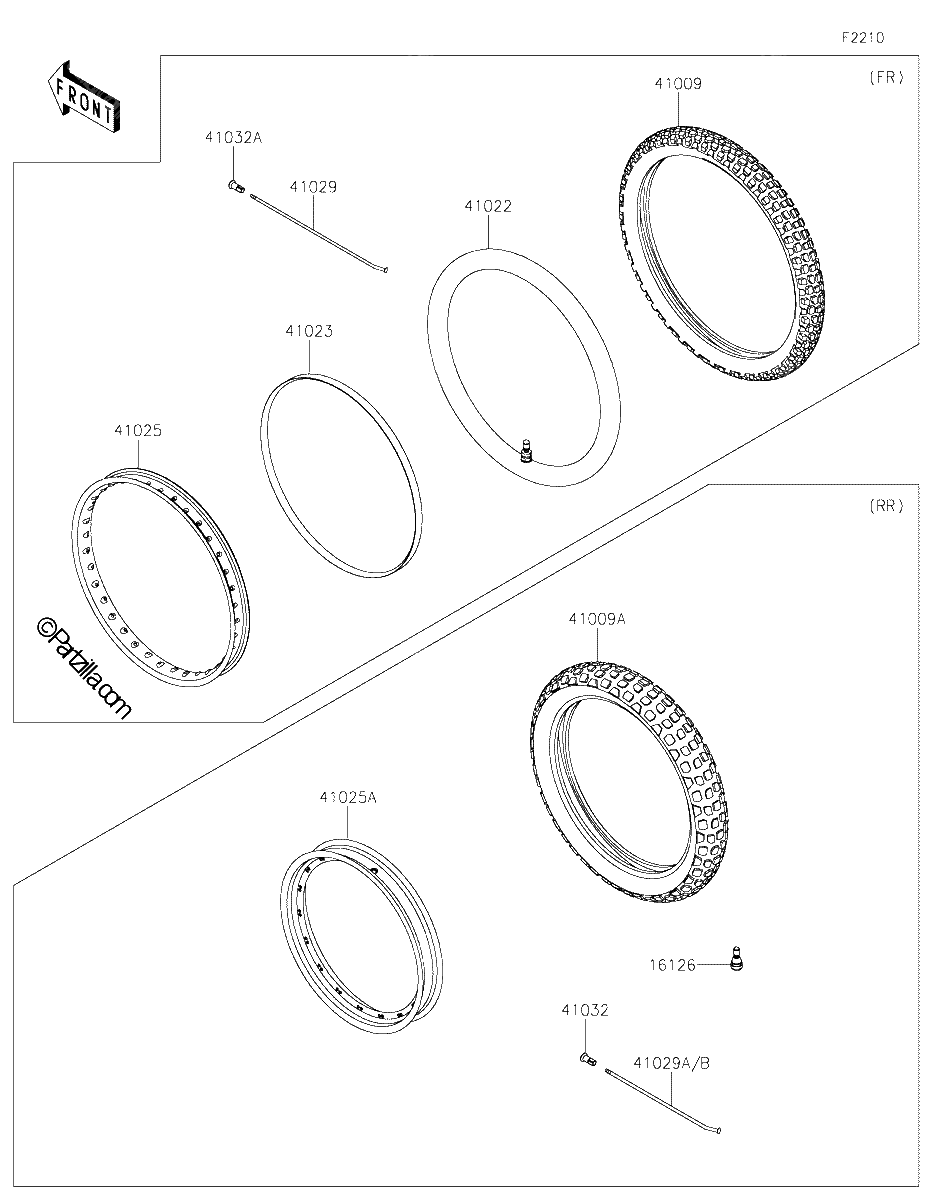 Diagrama de WHEELS TIRES