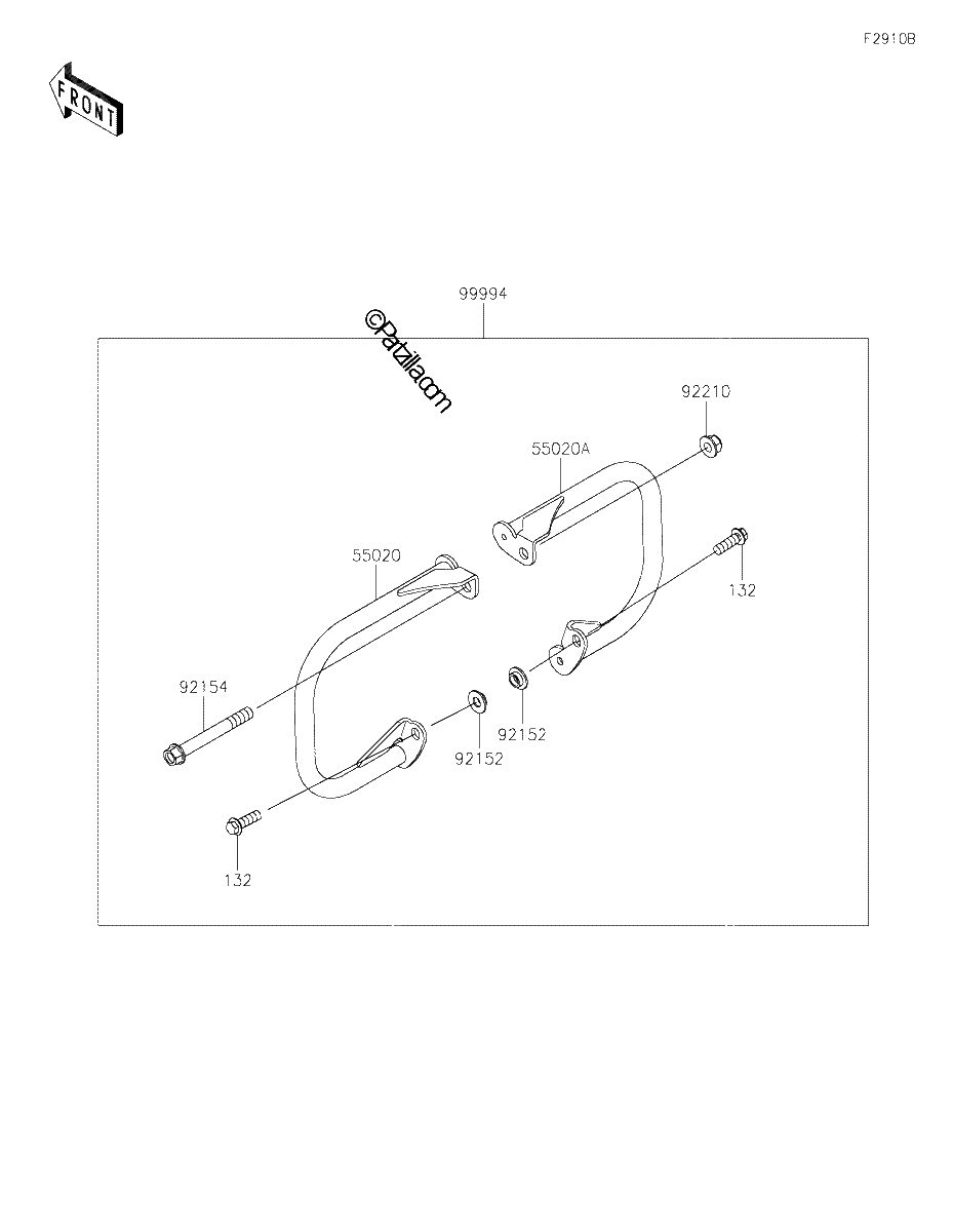 Diagrama de ACCESSORY ENGINE GUARD
