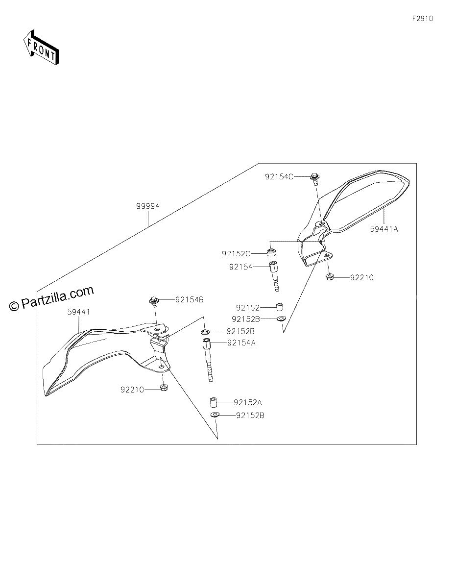 Diagrama de ACCESSORY HANDLE